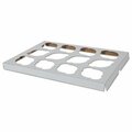 Southern Champion Tray SCT, CUPCAKE HOLDER INSERTS, PAPERBOARD, WHITE/KRAFT, 9.88 X 13.88 X 0.88, 200/CARTON, PK200 10016